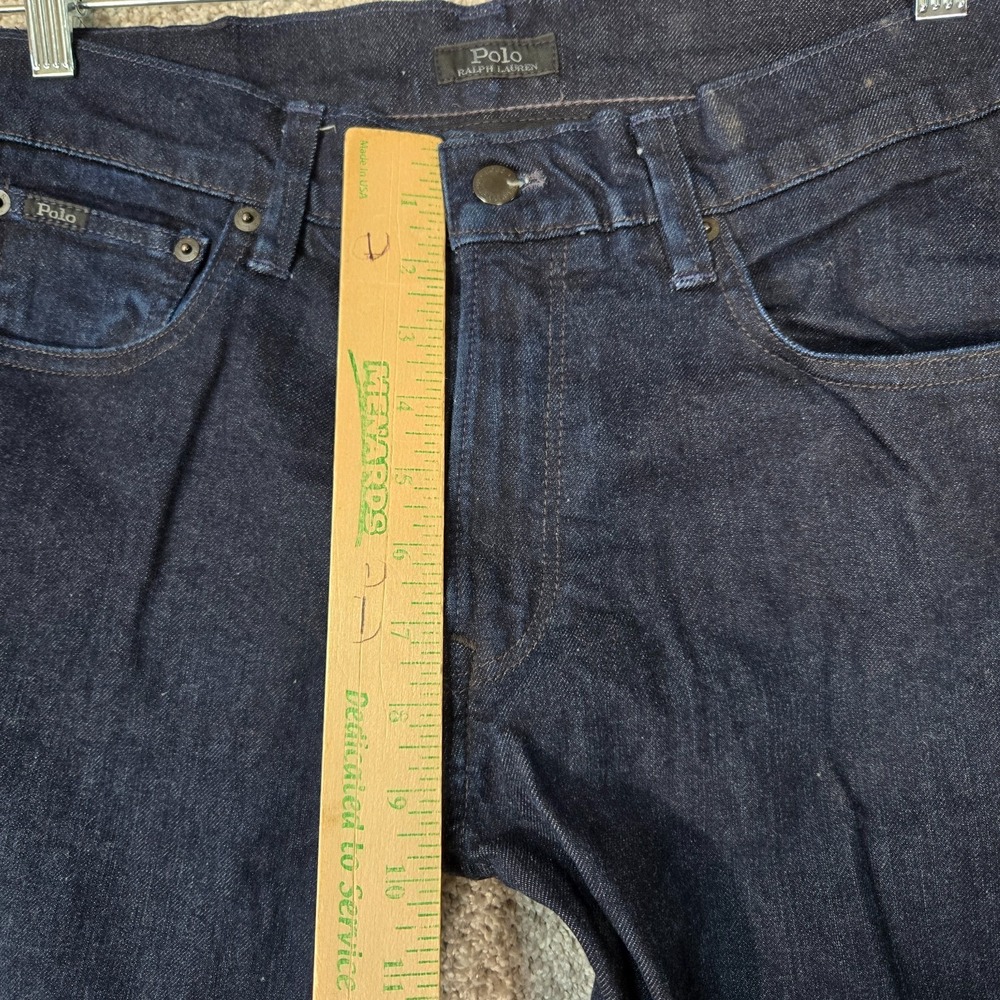 Polo Ralph Lauren The Sullivan Slim Jeans mens 30x32 (fit 31x31) Dark Wash Blue - Picture 5 of 11